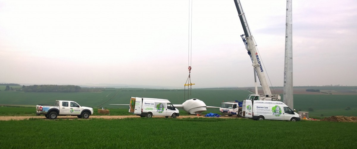 Wind farm installation
